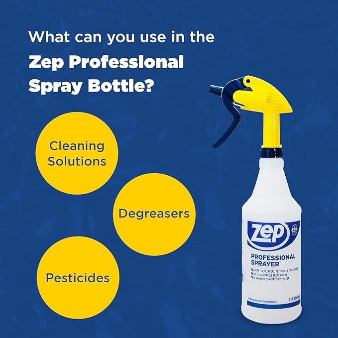 Zep Professional Sprayer Bottle – Fine Mist up to a 30-Foot Stream - 32 - Image 4