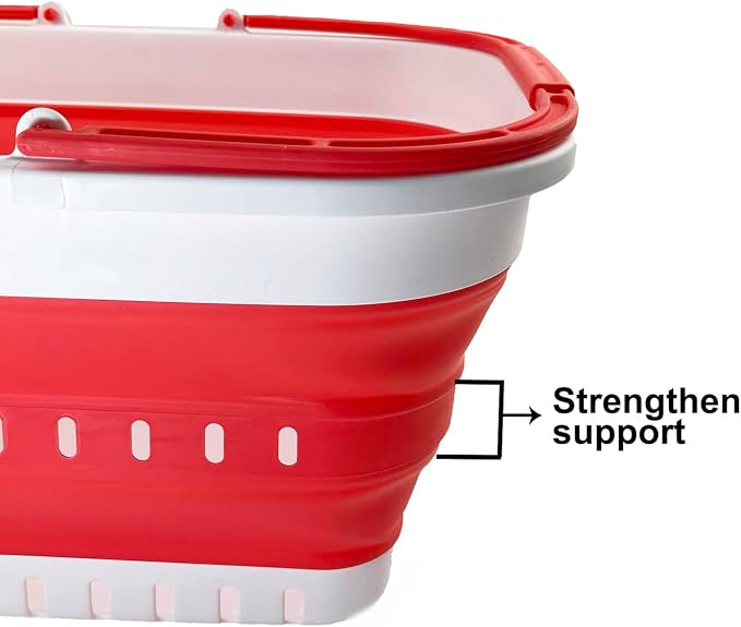 SAMMART 26L Collapsible Plastic Laundry Basket - Image 4
