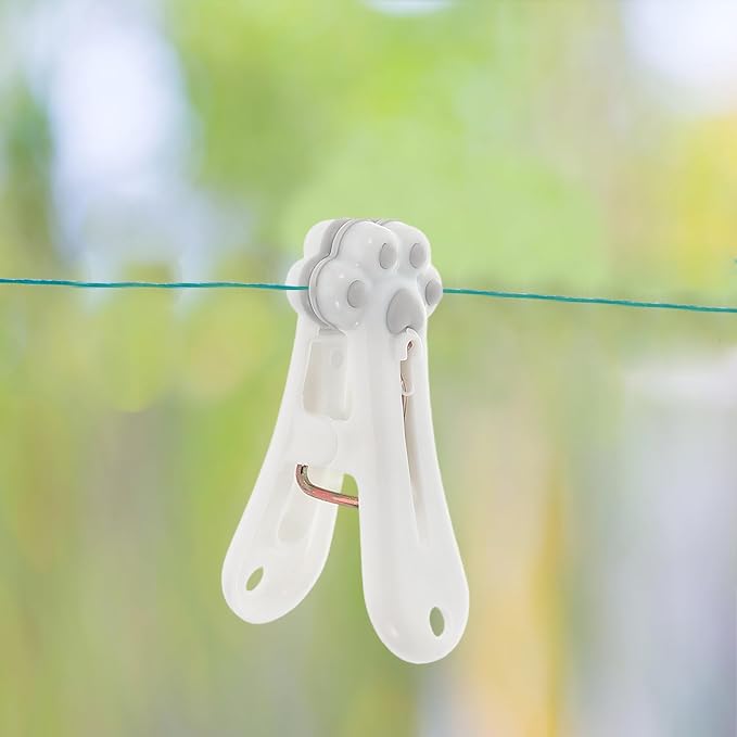 TOYANDONA 12pcs Medium Plastic Clothespins Windproof Clothes Pegs - Image 6