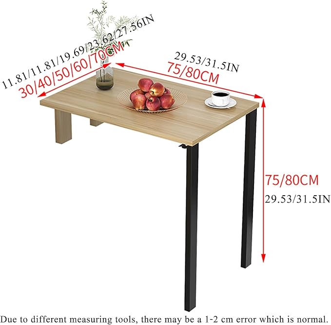 Fold Down Work Table, Wall Mounted Folding Table, Wall Collapsible Desk - Image 2