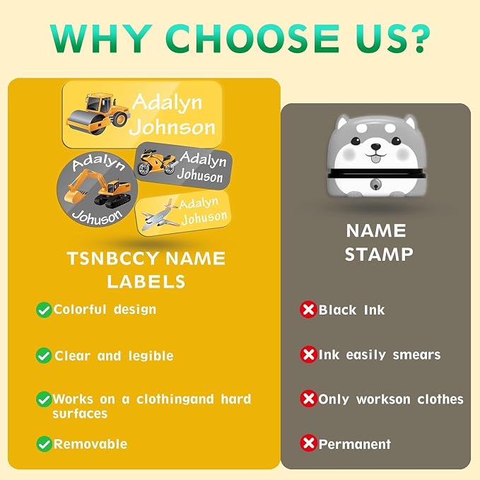 Custom Personalized Name Labels - Image 6