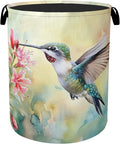 Summer Hummingbird Laundry Basket by Gearsly