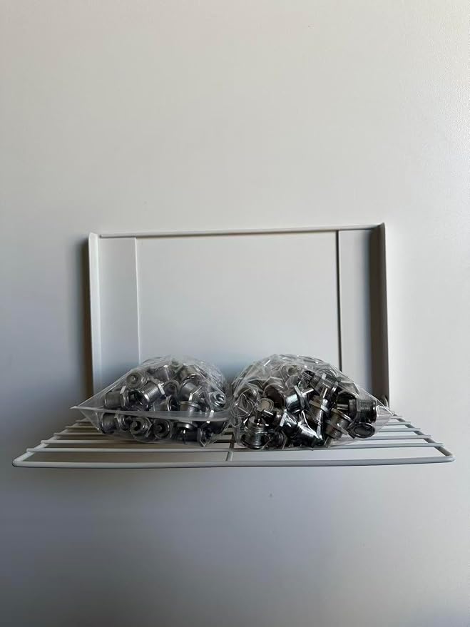 Magnetic Multi-Purpose Organizer Shelf White Space Saving Side Storage Rack - Image 6