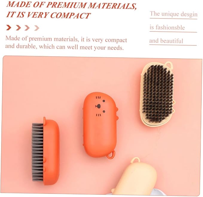 SAFIGLE 2PCS Soft Bristle Home Laundry Brush Set Multifunctional Plastic Scrub - Image 5