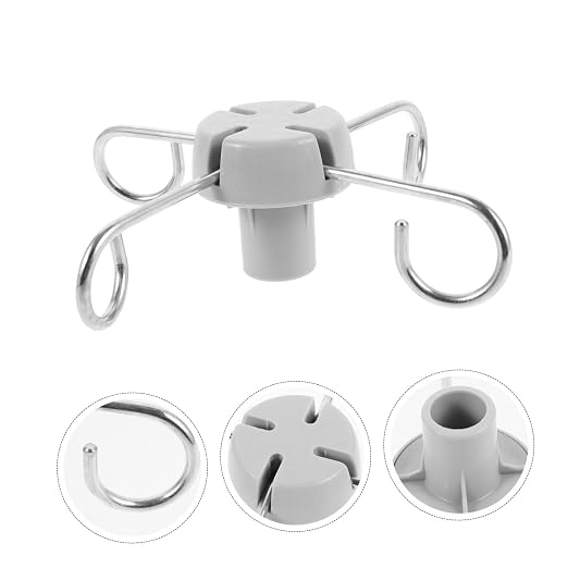Baluue Stainless Steel Infusion Pole Hook Portable Accessory Hospital Clinic - Image 8