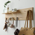 Wooden Pegboard, Sturdy Peg Board by XAOHOME