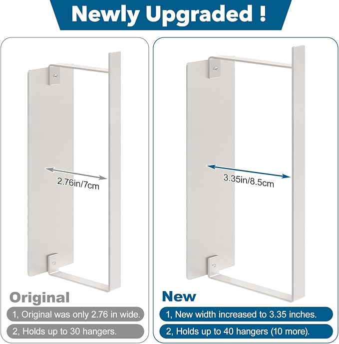 Magnetic Hanger Organizer Stacker, Strong Magnetic Hanger Holder - Image 3