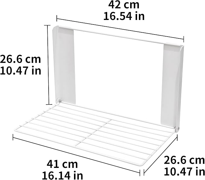 LEQ Clothes Drying Rack Magnetic Folding Shelf - Image 5
