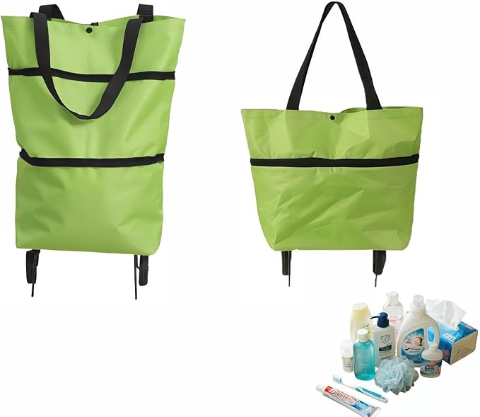 2-in-1 Foldable Shopping Cart by Btolin