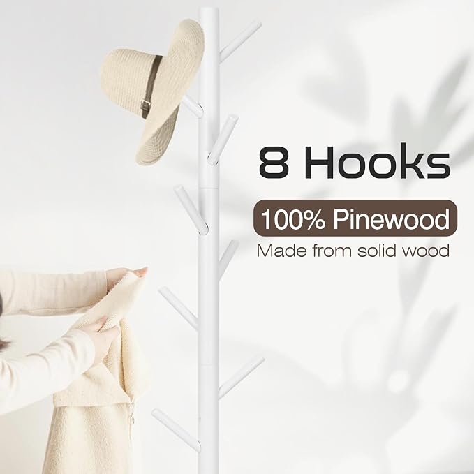 2 PCS Coat Rack, Freestanding Coat Rack - Image 4