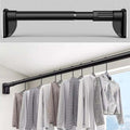 Closet Rod Clothes Bar Adjustable, No-Drill Valet Rod, by Unknown