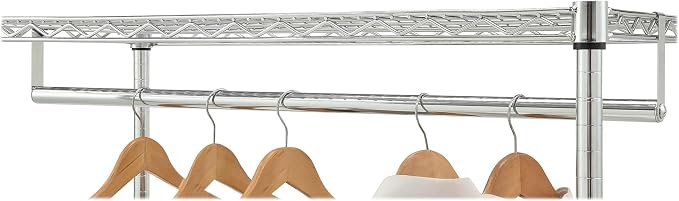 Lorell LLR69876 Wire Shelving Garment Hanger Bar - Image 4