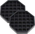 Drip Trays 4" Coffee Countertop Octagon Drip Tray Black Plastic Coffee Drip Tray by HappyReunion