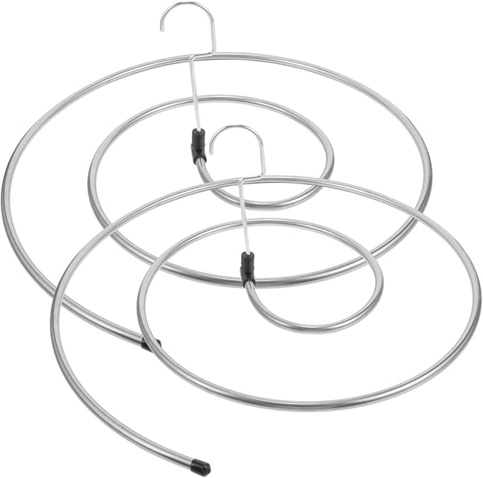 Cabilock 2Pcs Heavy-Duty Stainless Steel Rotatable Spiral Drying Rack by cabilock