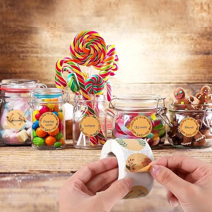 500 Pcs 2" Canning Jar Labels Stickers, Mason Jars Lids Spice Labels Bottle - Image 7
