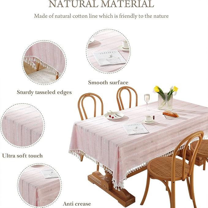 Pahajim Striped Tablecloth Rectangle - Image 4