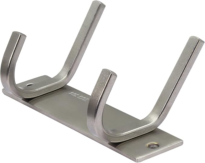 WEBI Heavy Duty Stainless Steel 304 Coat Rack Towel Rail - Image 2