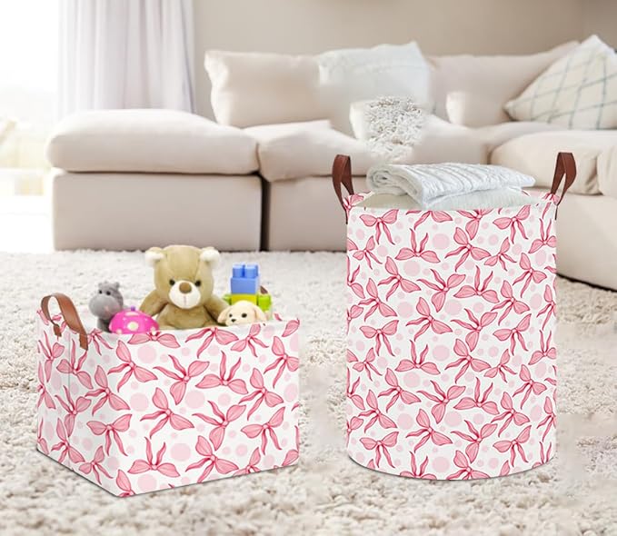 Laundry Hamper, Laundry Basket, Baby Nursery Hamper, Waterproof Storage Bin - Image 4