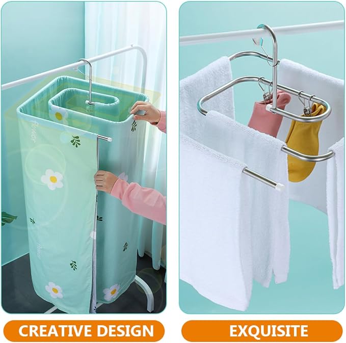 Cabilock Stainless Steel Spiral Quilt Hanger Windproof Drying Rack - Image 7