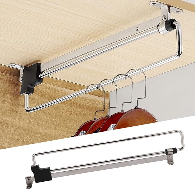 Adjustable Retractable Closet Valet Rod - Image 5