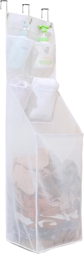 ALYER Multi-Scene Suitable Hanging Mesh Laundry Basket, Behind The Door Storage by ALYER