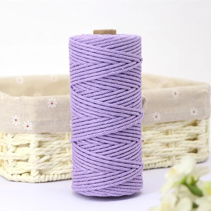 2/3/4mm Twine Cotton Colored Bakers Twine 109Yard Macrame Cord by Unknown