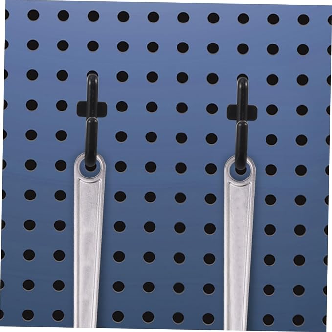 100Pcs J Hooks for Pegboard System Heavy Duty Storage Hooks for Tools and - Image 4