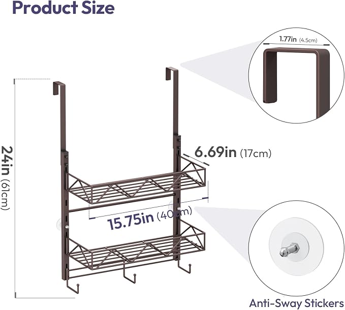 SWTYMIKI Over Door Hat Organizer - Image 8