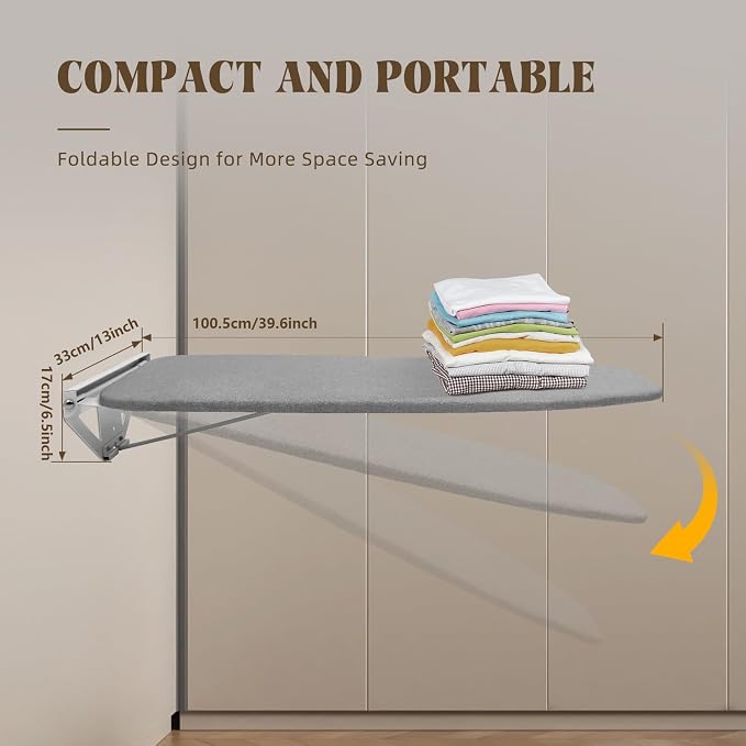 Compact Wall Mounted Ironing Board - Image 4
