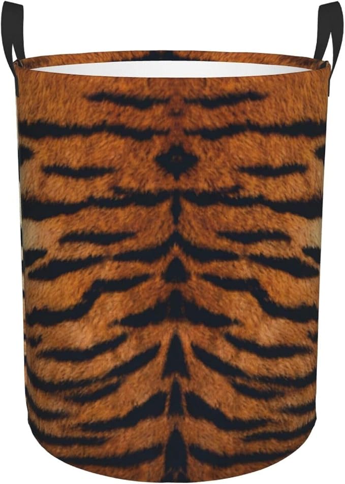 Tiger Texture Laundry Hamper Bag - Image 9