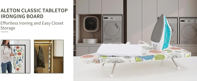 Tabletop Ironing Board 12"x29" – Portable Folding Ironing Board - Image 8