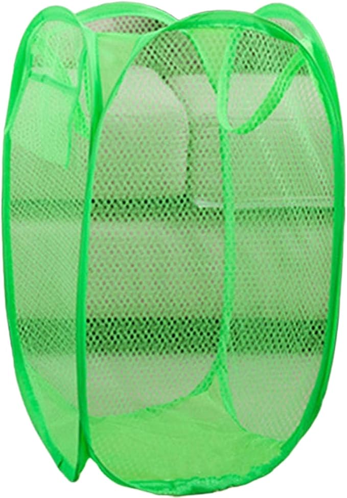 Extra Large Pop Up Mesh Hampers Collapsible Tall Nursery Laundry Basket by Unknown