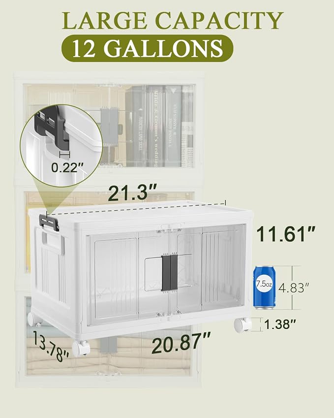 OlarHike 48QT Lockable Storage Bins - Image 7