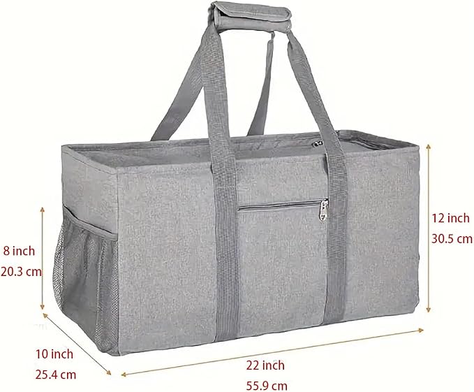 Extra Large Utility Tote Bag – Reusable Shopping Bag - Image 2
