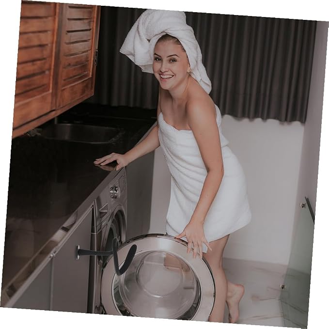 jojofuny Black Washing Machine Door Prop Adjustable Washer Door Support - Image 7