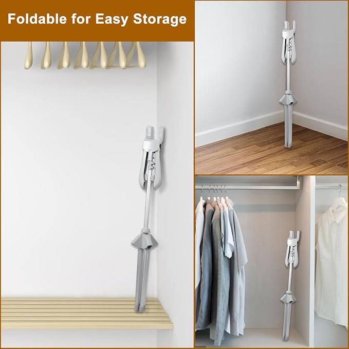 Garment Steamer Rack, Foldable Garment Steamer Stand, Garment Hanger Stand - Image 6