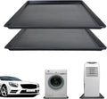 2 Pack 22.8'' x 19.3'' Mini Fridge Drip Pan, Portable AC Drip Pan, Plastic Drip by FEICHANGHAO