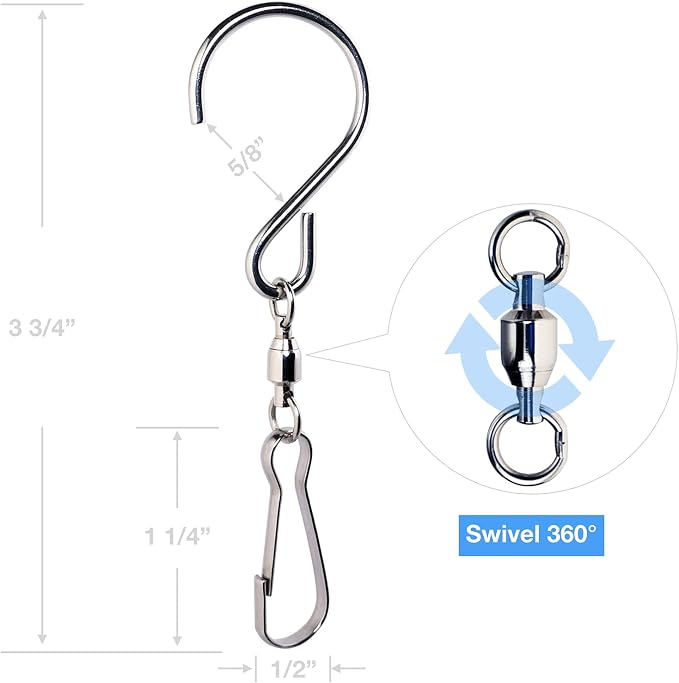 HS's Creation 6 Pack S Hook Clip Swivel - Image 4