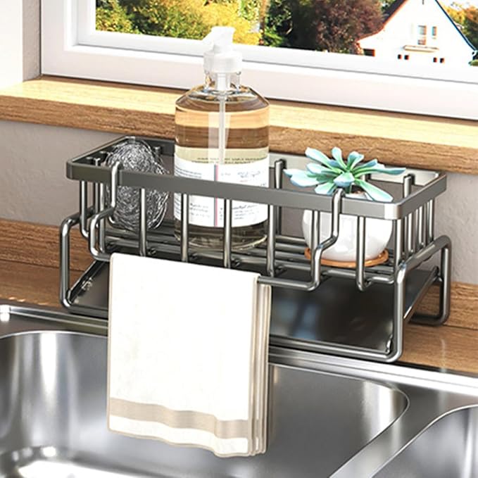 Multifunctional Kitchen Sink Storage Rack - Image 2