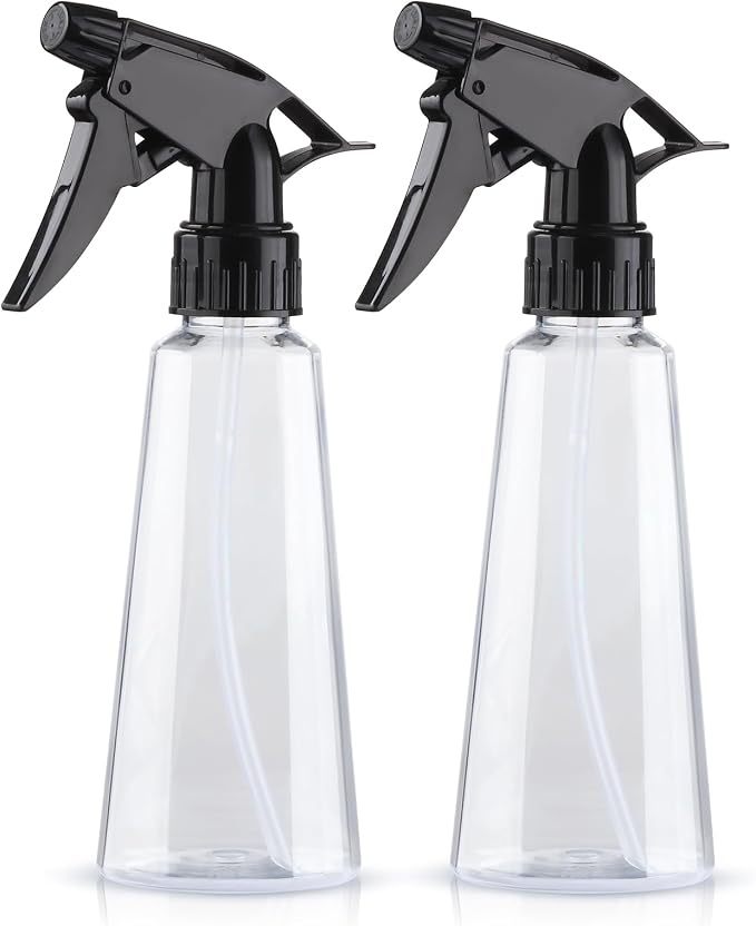 Plastic Spray Bottles, 2 Pack Water Fine Mist Spray Bottles by D+Dymoece