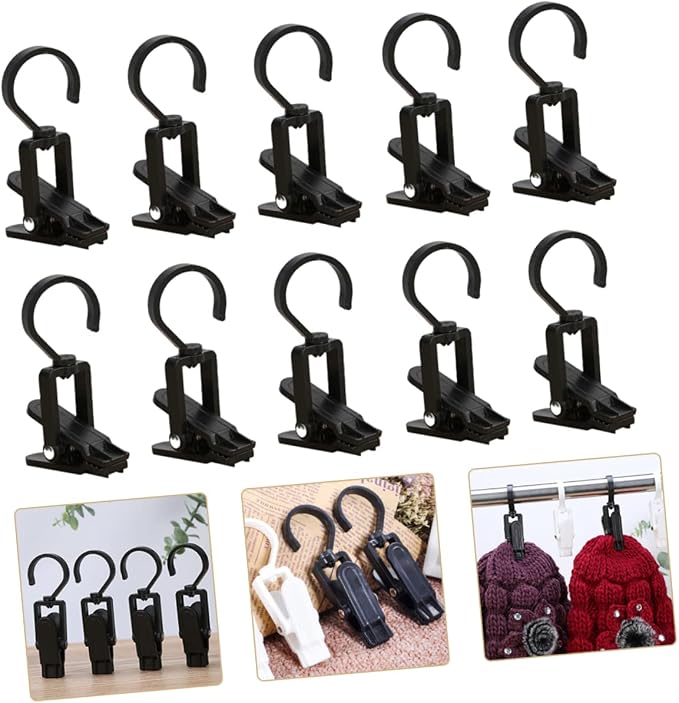 balacoo Camping Hook Clip Set 10pcs Windproof Hangers Clips - Image 9