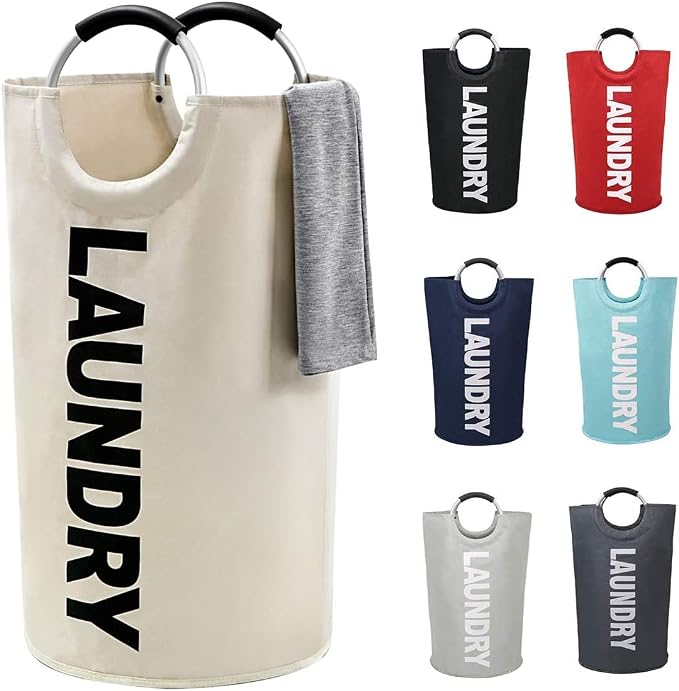 ZEROJETLAG 82L Large Laundry Basket Collapsible Hamper by ZeroJetLag