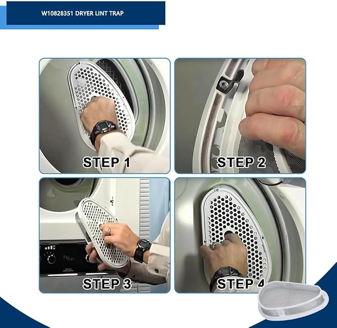 W10828351 Dryer Lint Trap Replacement - Image 4