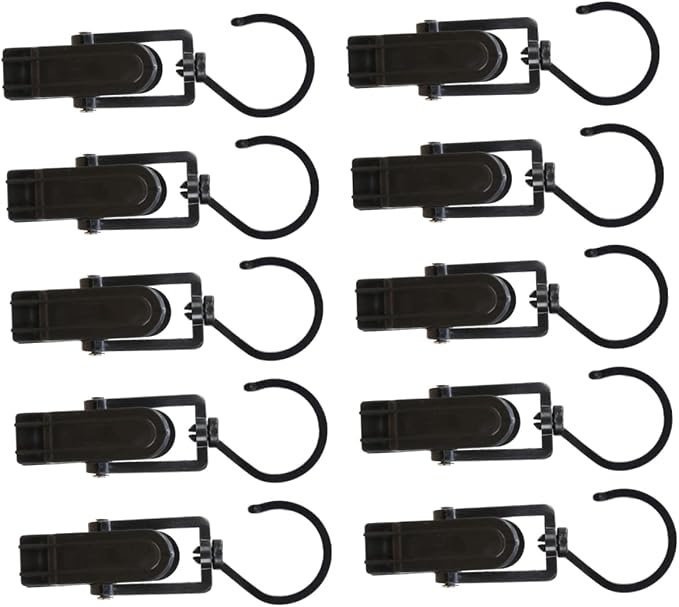 balacoo Camping Hook Clip Set 10pcs Windproof Hangers Clips by balacoo