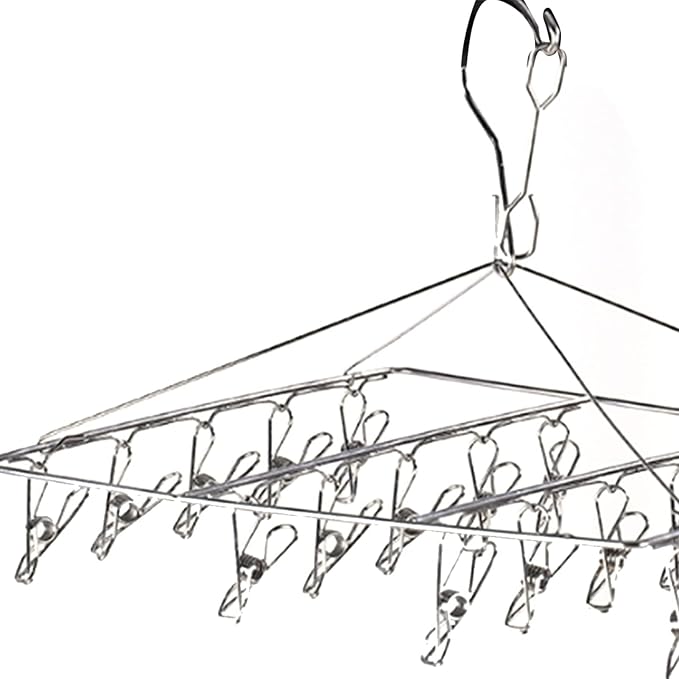 Clothes Drying Racks Clip Hangers, Clothes Drying Hanger Stainless Steel Multi - Image 9