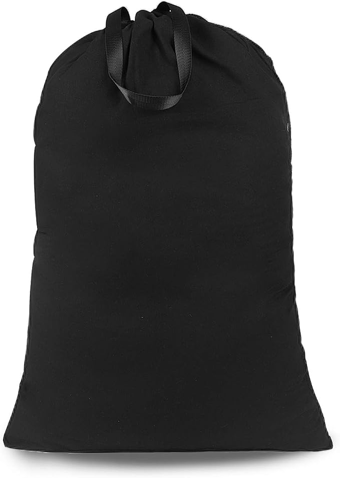 Heavy Duty Laundry Bag with Drawstring and Handle, Extra Large Travel Dirty by SANFERGE