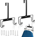 2-Pack Ironing Board Hanger Wall Mount & Over The Door, Thickened Metal Iron by Unknown