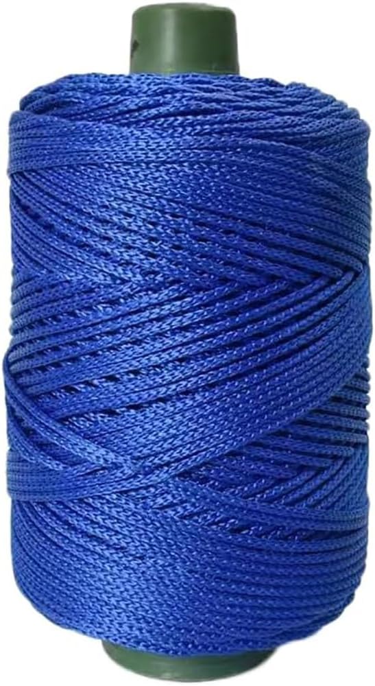 250G Hollow Braided Polypropylene Rope 3mm Colorful Polyester Yarn Handmade by Unknown