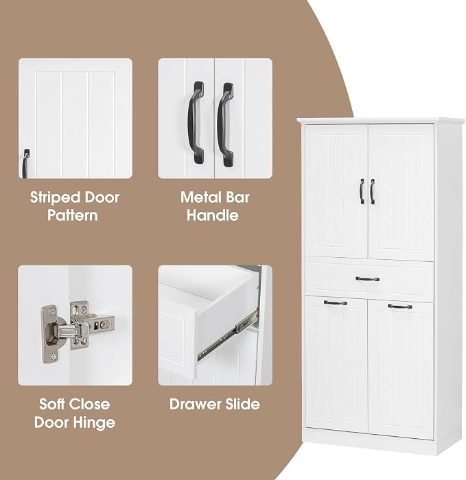 Tall Bathroom Storage Cabinet - Image 7