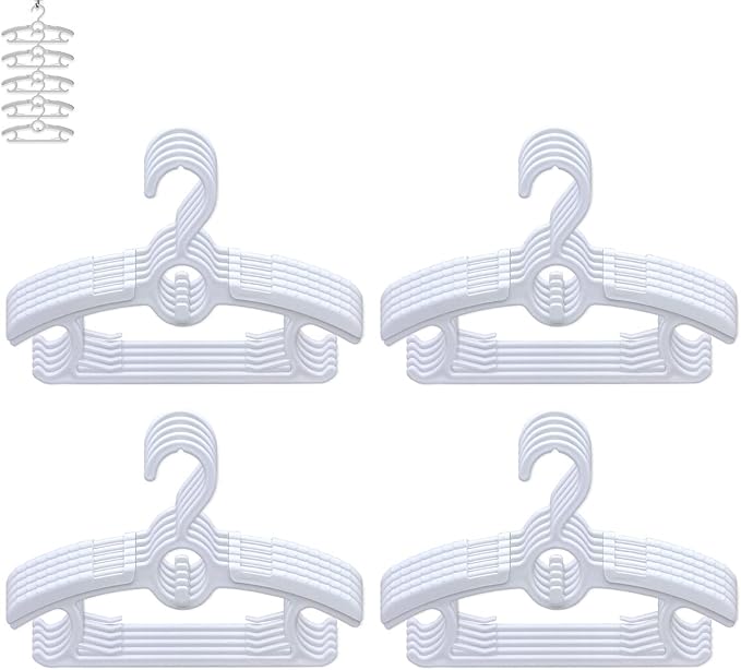 Baby Hangers 20 Pieces 11“-14‘’ Retractable Non-Slip Adjustable Multifunctional by Gencuoir